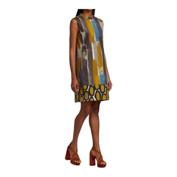 MAX Mara Painterly Sleeveless Reversible Minidress  Size 4 NWT current season - Picture 2 of 10